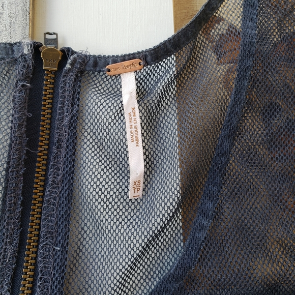 Free People Ice Ice Baby' Embellished Denim Dress - Picture 8 of 8